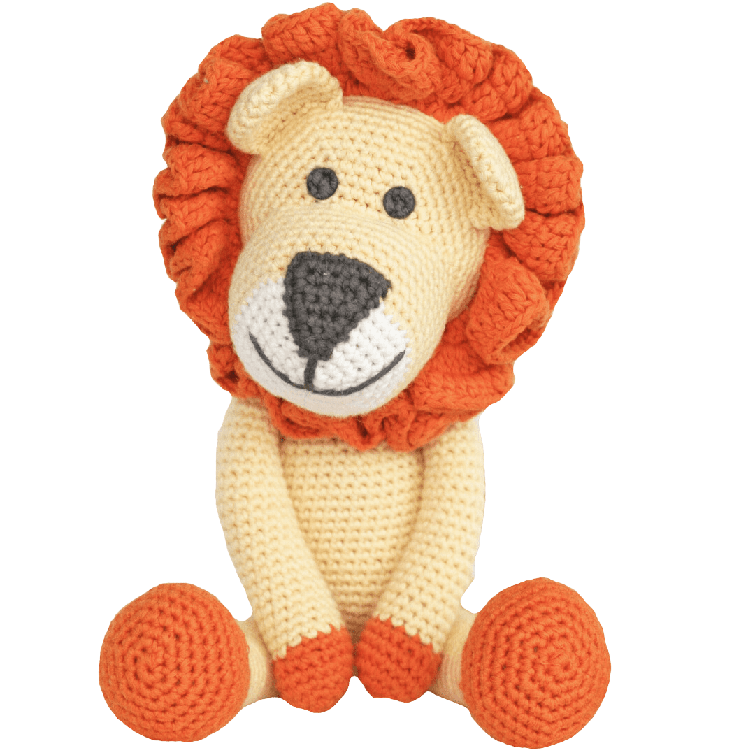 Bebemoss Leo lion crochet plush