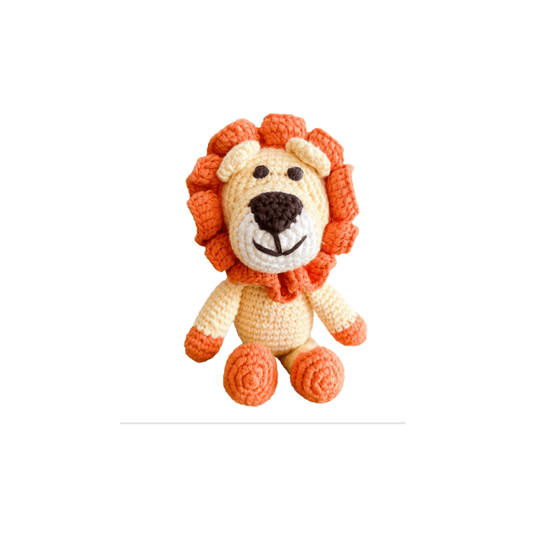 Bebemoss mini Leo lion crochet toy