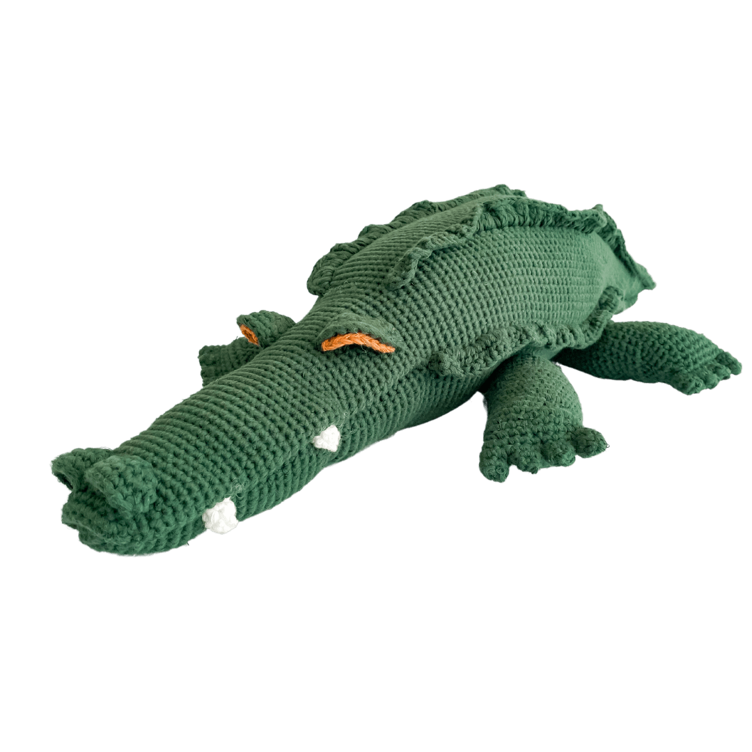 Bebemoss Big Marvin the Crocodile | Crochet Plushie