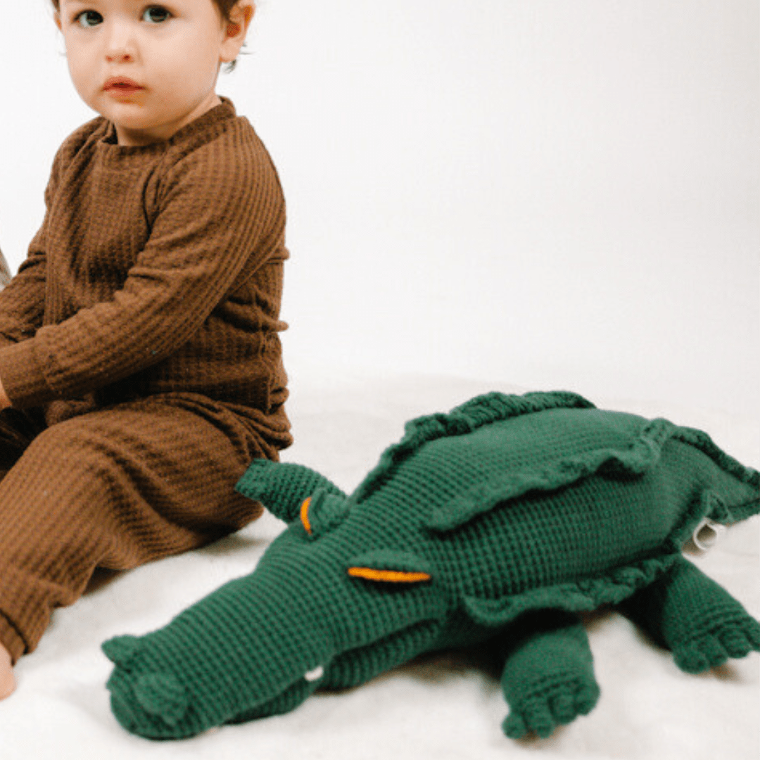 Bebemoss Big Marvin the Crocodile | Crochet Plushie