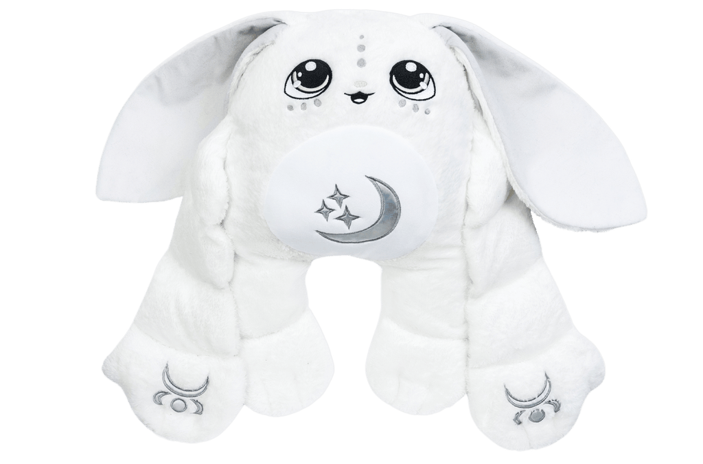 Snowball Moon Pals winter-white 5 lb weighted plush — manufacturer product image 1