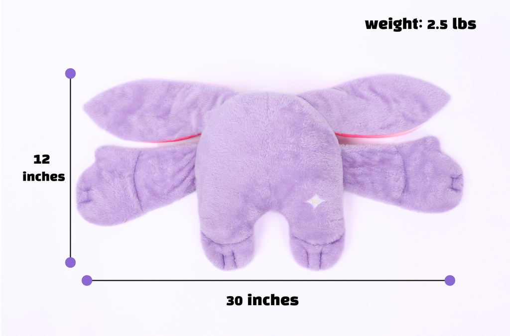 Moon Pals Opal Jr. soft weighted plush companion product image