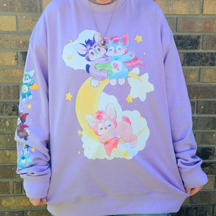 Batty for Whimsy | Tiny Teeth Graphic Sweater