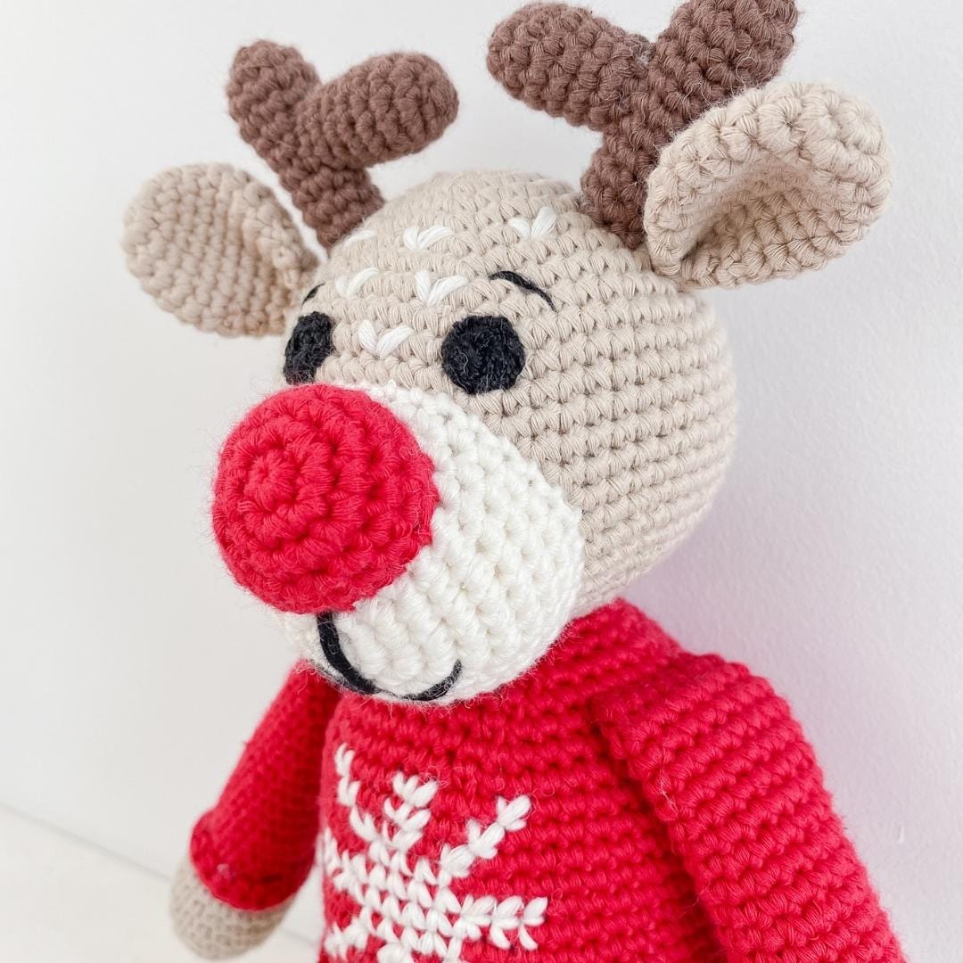 Bebemoss Ruddy the Reindeer | Crochet Plushie