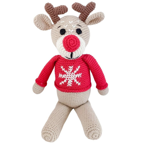 Bebemoss Ruddy reindeer crochet stuffed animal