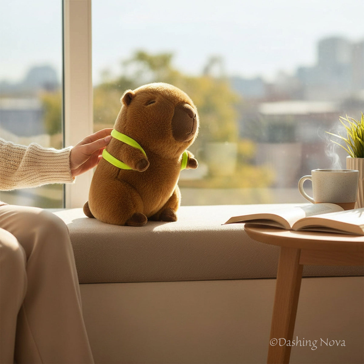 Turtle Trek Capy capybara stuffed animal with turtle backpack