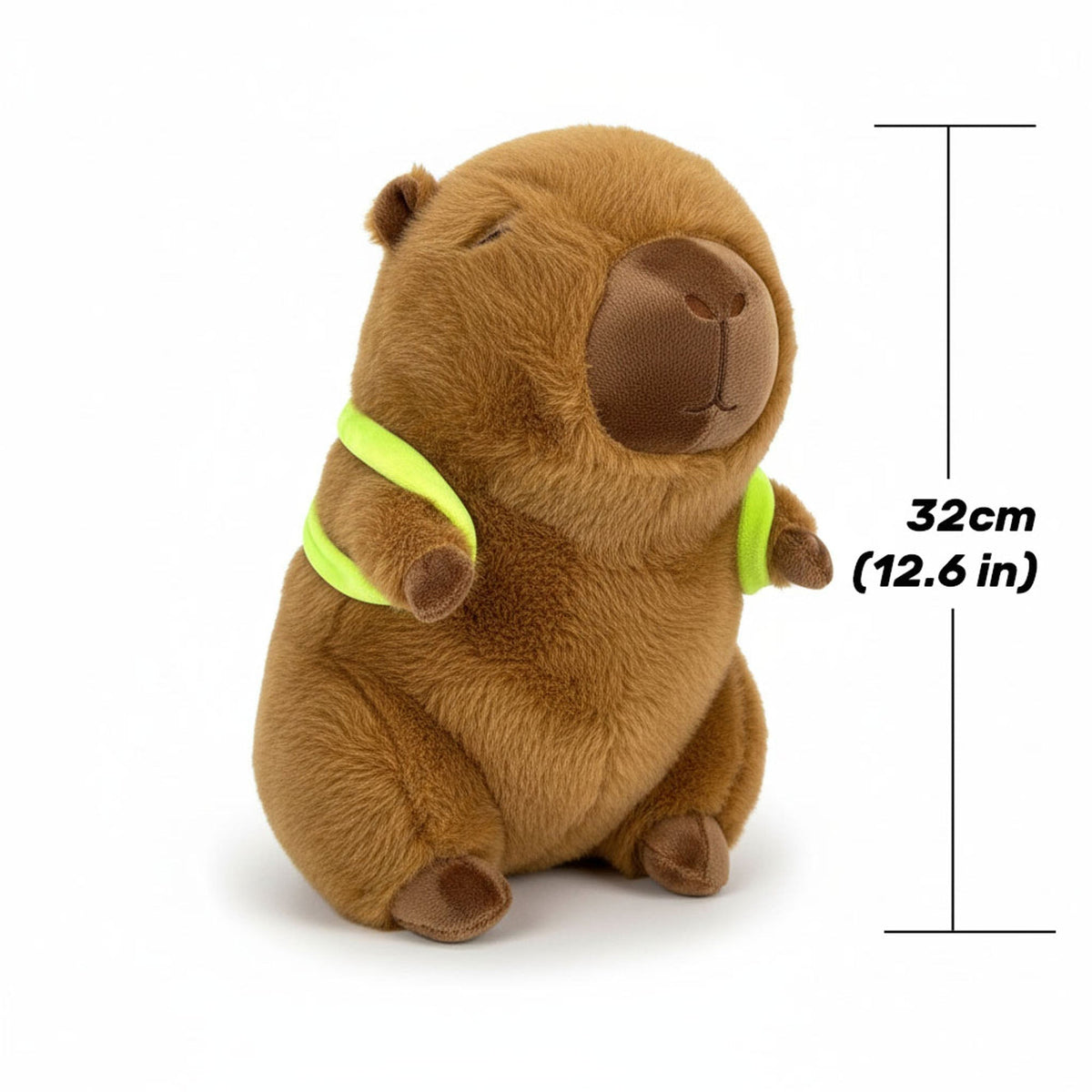 Turtle Trek Capy cute capybara plush with turtle backpack