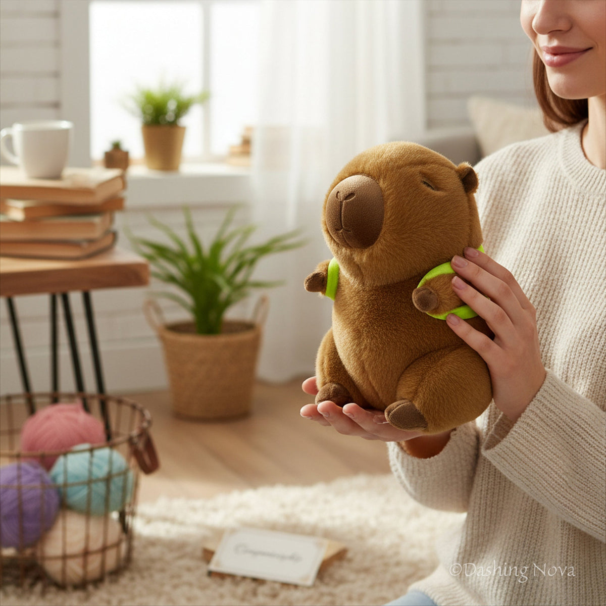 Turtle Trek Capy cuddly capybara plush toy additional image