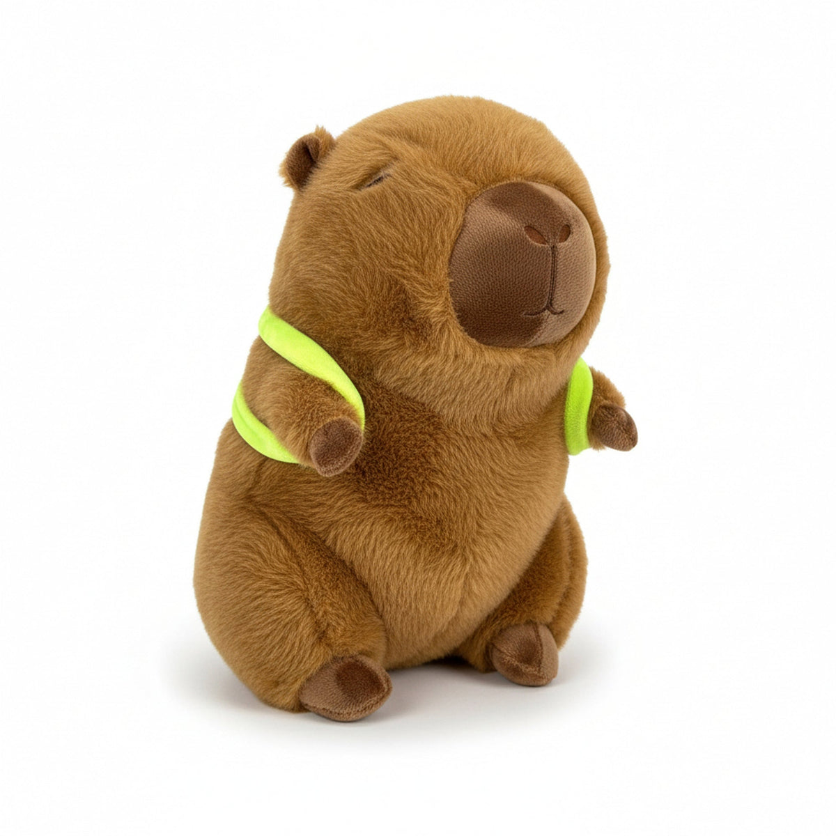 Turtle Trek Capy kawaii capybara plush toy with turtle backpack