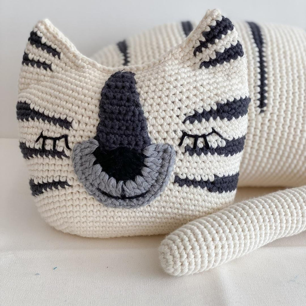 Bebemoss Torey the White Tiger | Crochet Plushie