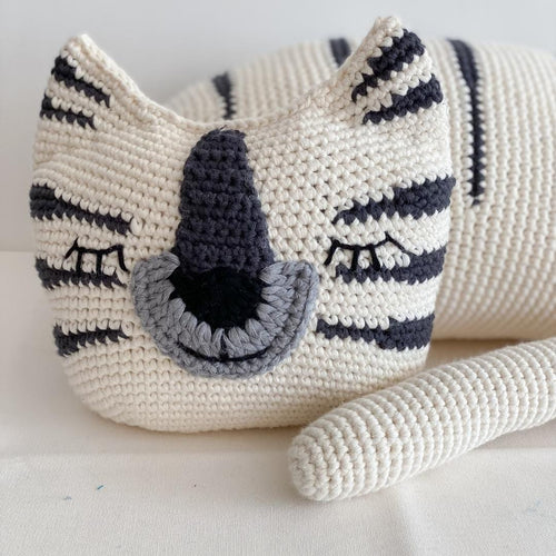 Bebemoss Torey the White Tiger | Crochet Plushie