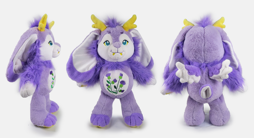 Thistledown | The Flower-Loving Wolpertinger Plush