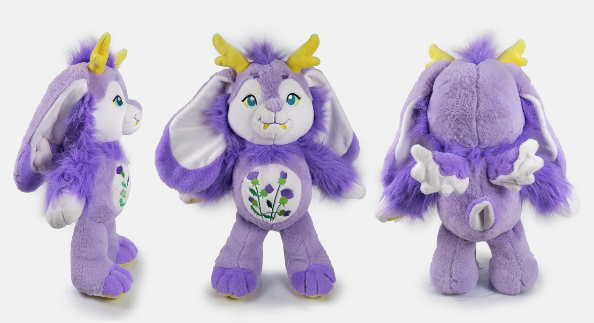 Thistledown | The Flower-Loving Wolpertinger Plush