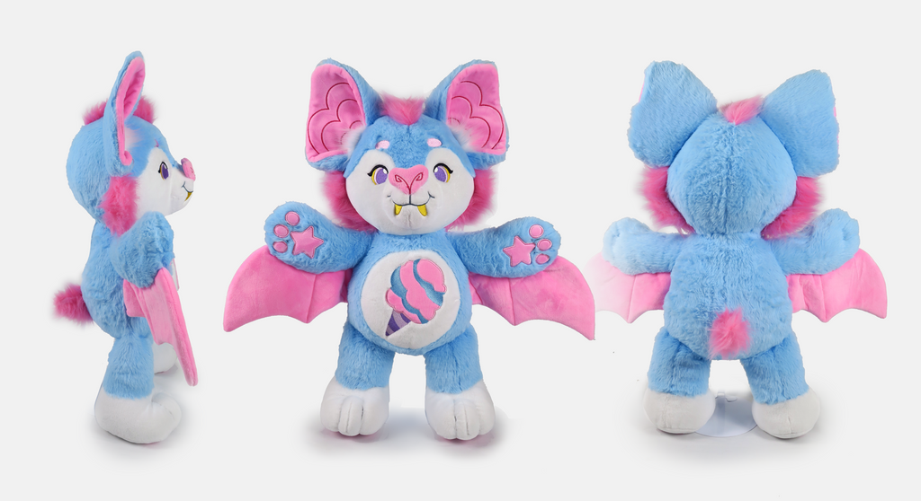 Fairy Floss Bat | Cotton Candy Snughoul Plush