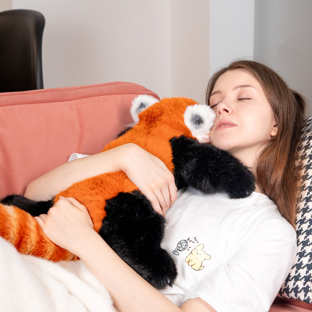 Chongker Breathing Red Panda | Interactive Lifelike Plush Animal