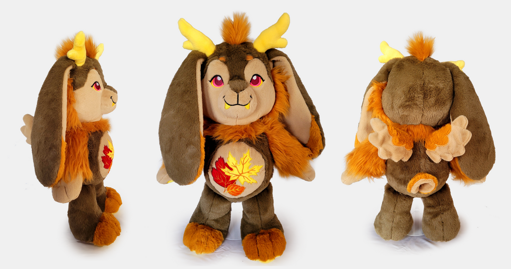 Wispy Winds | Autumn Wolpertinger Plush