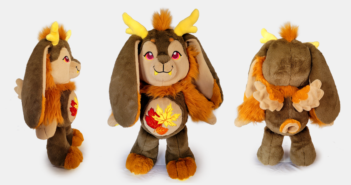 Wispy Winds | Autumn Wolpertinger Plush